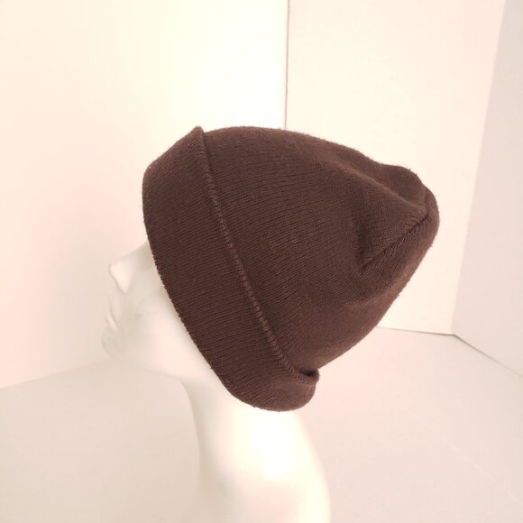 Unisex Adults Chocolate Brown Color Cute Hat Beanie - Picture 4 of 8
